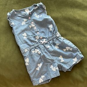 Denim romper
